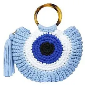 Crochet Evil Eye Handbag